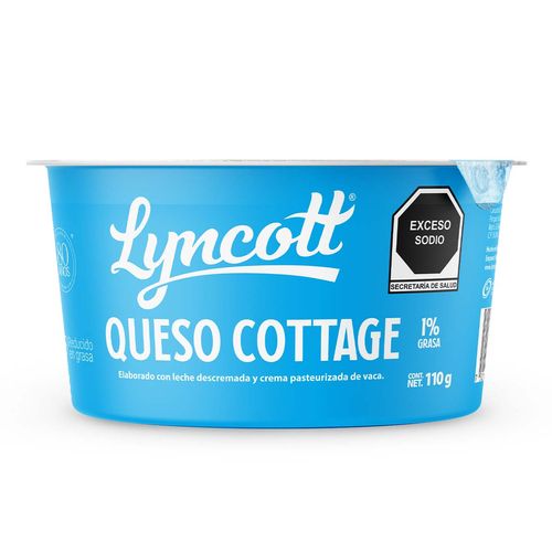 Queso Cottage Reducido en Grasa Lyncott 110g