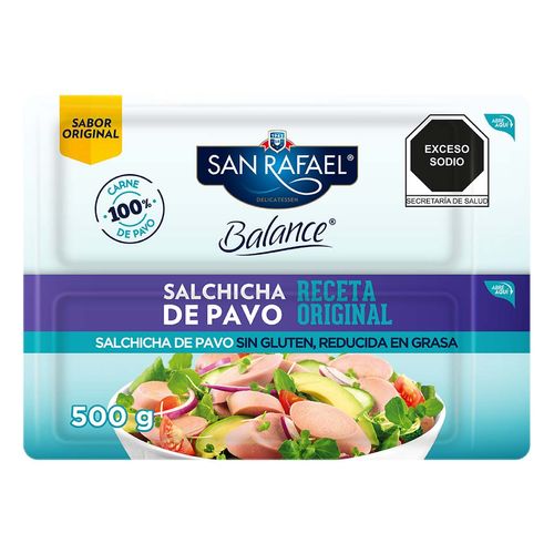 Salchicha de Pavo San Rafael Balance 500g