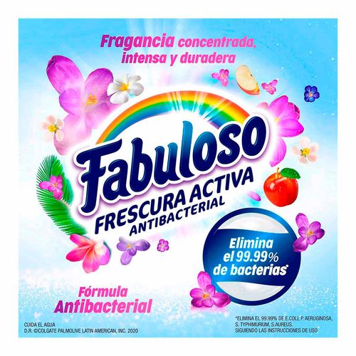 Limpiador Multiusos Líquido Fabuloso Antibacterial Mar Fresco 2L