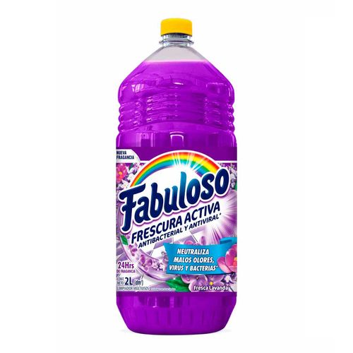 Limpiador Multiusos Líquido Fabuloso Antibacterial Lavanda 2L