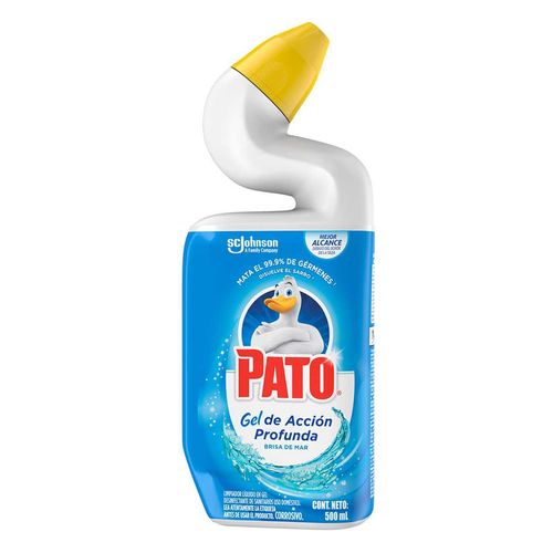 Limpiador Líquido para Sanitarios Gel de Acción Profunda Pato Brisa De Mar 500ml