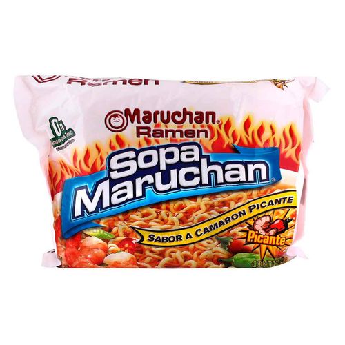 Sopa Maruchan Camarón picante Ramen 85g