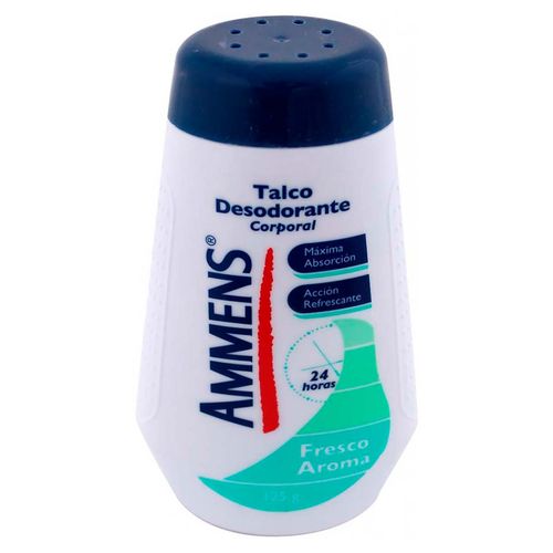 Talco Corporal Ammens Desodorante Fresco Aroma 125g