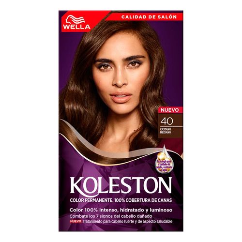 Tinte Permanente Koleston 40 Castaño Medio