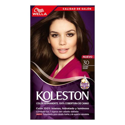 Tinte Permanente Koleston 30 Castaño Oscuro