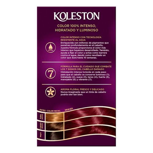 Tinte Permanente Koleston 366 Castaño Violeta Oscuro