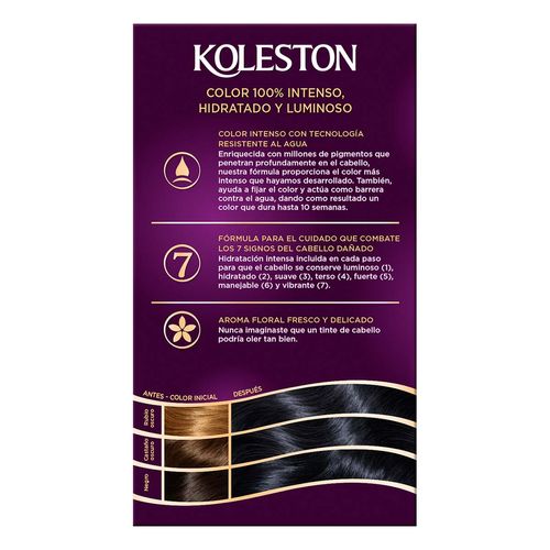 Tinte Permanente Koleston 28 Negro Azulado