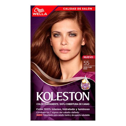 Tinte Permanente Koleston 55 Caoba Claro
