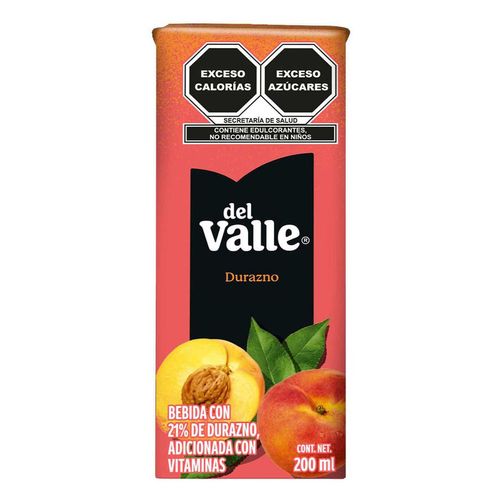 Néctar Del Valle Sabor Durazno 200ml