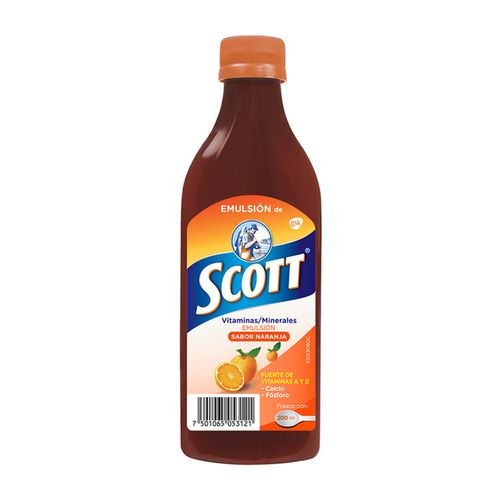 Emulsión de Scott Multivitamínico Naranja 200ml