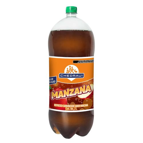 Refresco Chedraui Manzana 3L