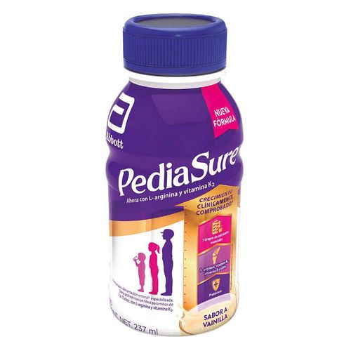 Suplemento Alimenticio Pediasure para Niños de 1 a 10 Años Vainilla 237ml