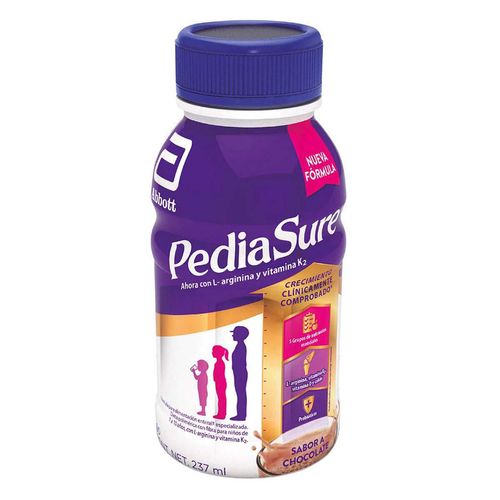 Suplemento Alimenticio Pediasure para Niños de 1 a 10 Años Chocolate 237ml