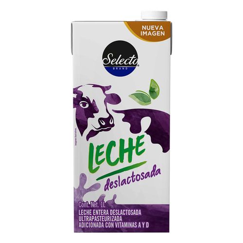 Leche UHT Selecto Brand Deslactosada 1L