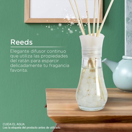 Aromatizante en Aceite Airwick Reed Orquídeas 50ml y 6 Varitas