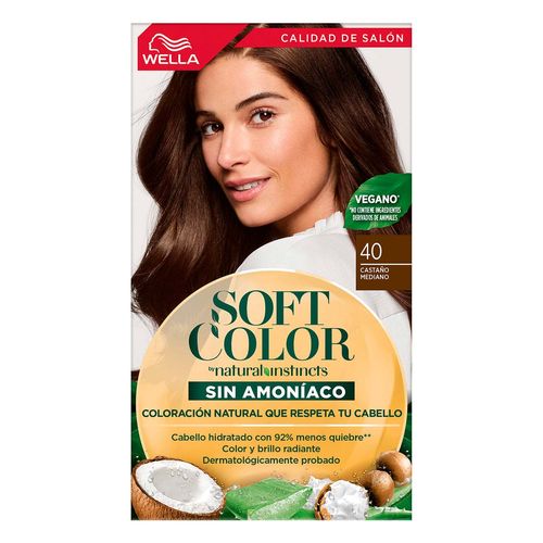 Tinte Semi Permanente Soft Color 40 Castaño Medio