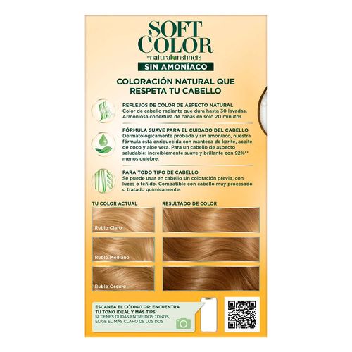 Tinte Semi Permanente Soft Color 80 Rubio Claro