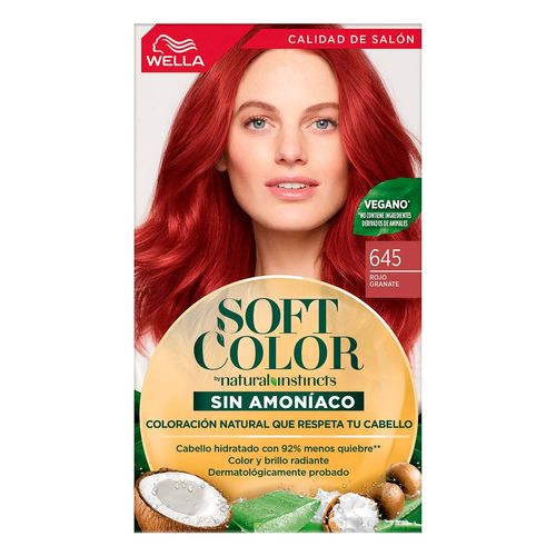Tinte Semi Permanente Soft Color 645 Rojo Granate
