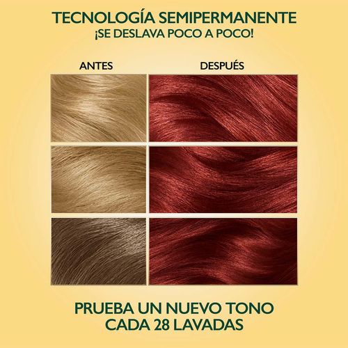 Tinte Semi Permanente Soft Color 645 Rojo Granate