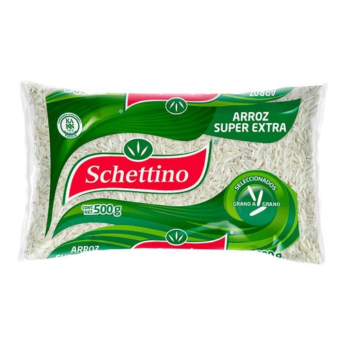 Arroz Super Extra Schettino Bolsa 500g