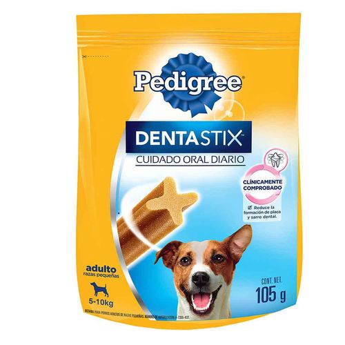 Snacks Pedigree Dentastix de Cuidado Oral para Perros Razas Pequeñas 7 piezas