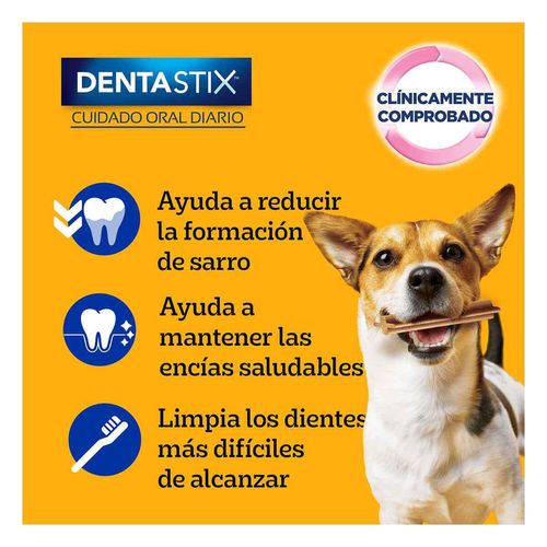 Snacks Pedigree Dentastix de Cuidado Oral para Perros Razas Pequeñas 7 piezas