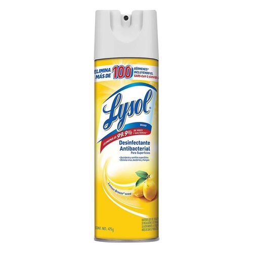 Desinfectante Lysol Lemon Bre 475g