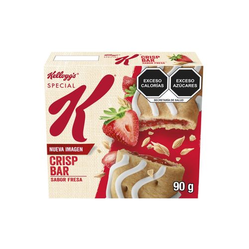 Barras Kellogg's Special K Crisp Sabor Fresa 90g