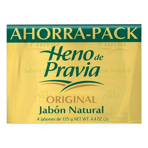 Jabón Tocador Heno de Pravia 4 Pieza 500