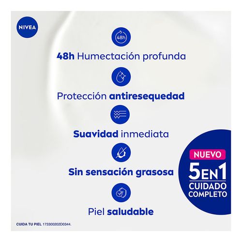 Crema Corporal humectante NIVEA Soft Milk piel seca 650 ml