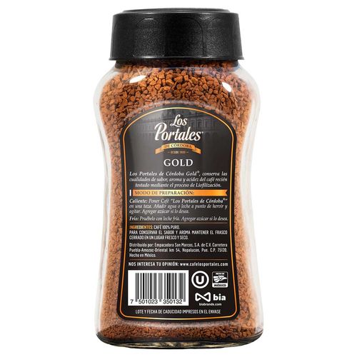 Café Gold Los Portales de Córdoba de 170g