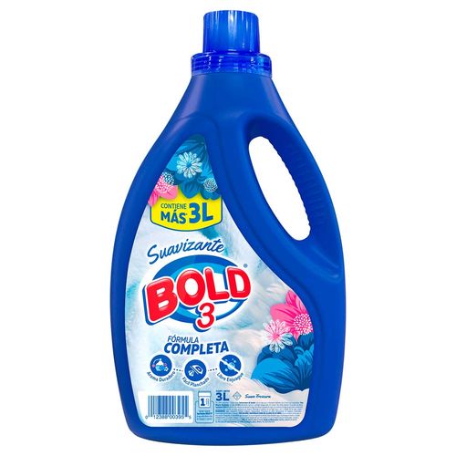 Suavizante Bold 3 Suave Frescura Botella 3L