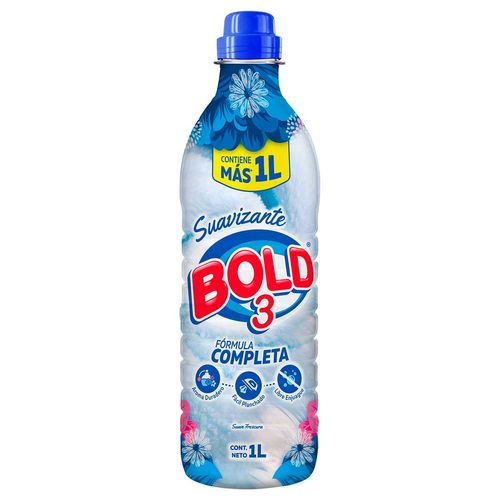 Suavizante Bold 3 Suave Frescura Botella 1L