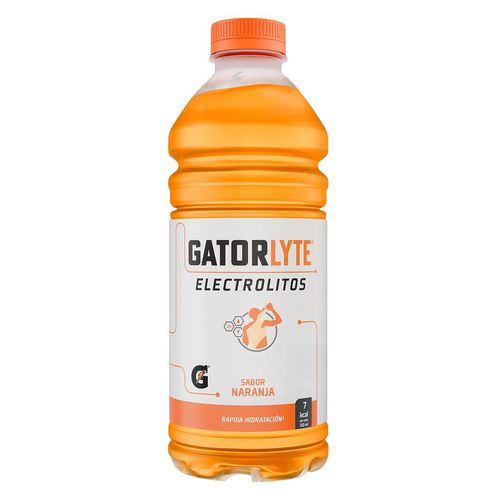 Bebida con Electrolitos Gatorlyte Sabor Naranja 591ml