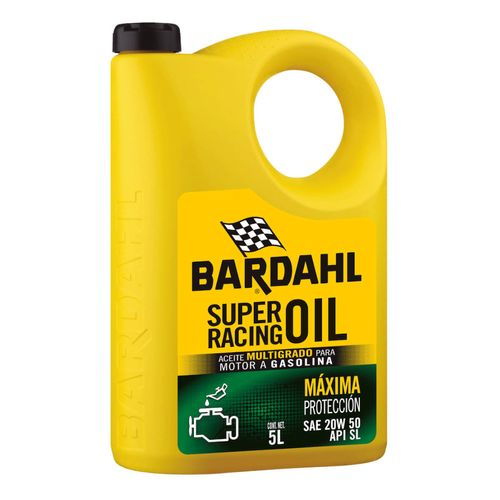 Aceite para Auto Multigrado Bardahl Super Racing Oil 5L