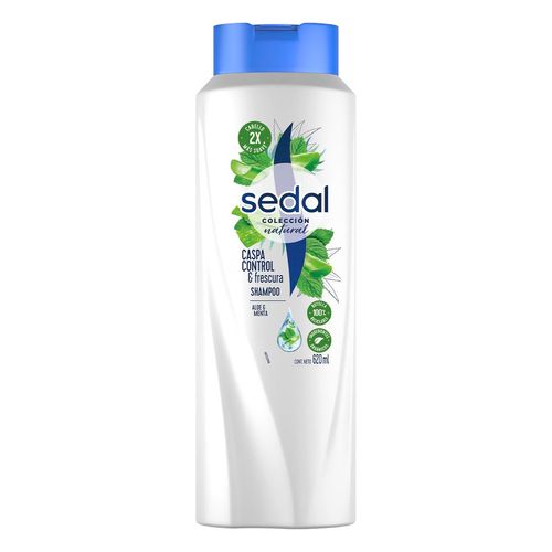 Shampoo Sedal Control Caspa Frescura Aloe y Menta 620ml