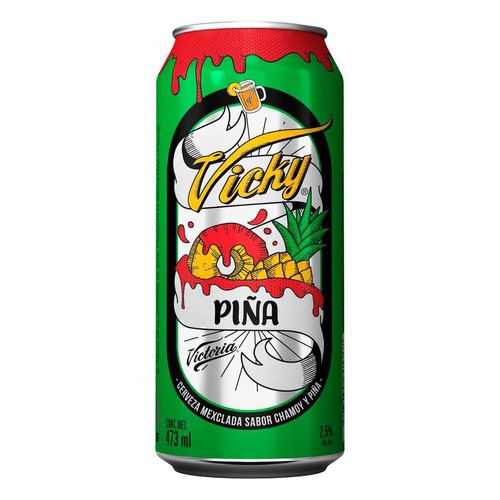 Cerveza Vicky Piña Oscura 473ml