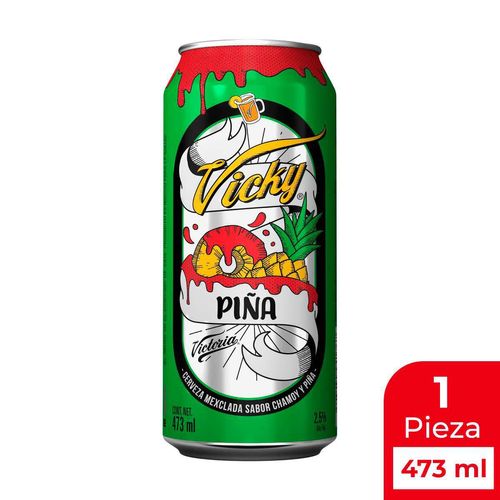 Cerveza Vicky Piña Oscura 473ml