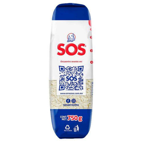 Arroz Sos Grano Grueso 750g