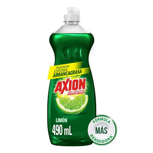 Lavatrastes Axión Limón Líquido 490ml
