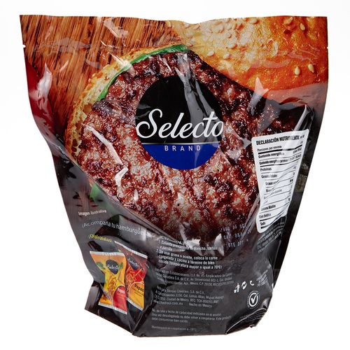 Hamburguesa Selecto Brand Arrachera 904g