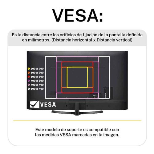 Soporte para Pantalla Home Line 32 a 90 Pulgadas FIT-600