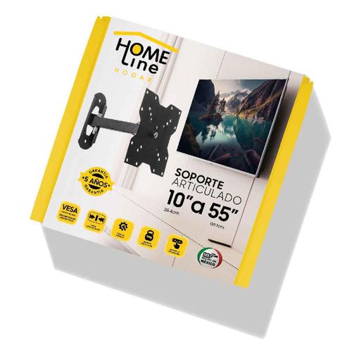 Soporte para Pantalla Home Line Articulado 10 a 55 Pulgadas ST-150