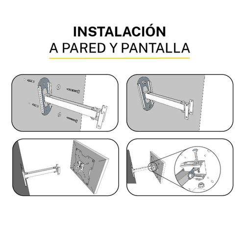 Soporte para Pantalla Home Line Articulado 10 a 55 Pulgadas ST-150