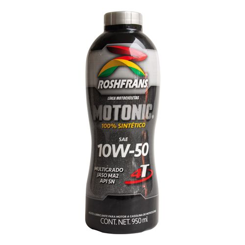 Aceite Lubricante Motonic Rosfrans Sintético 950ml Sae 10W-50