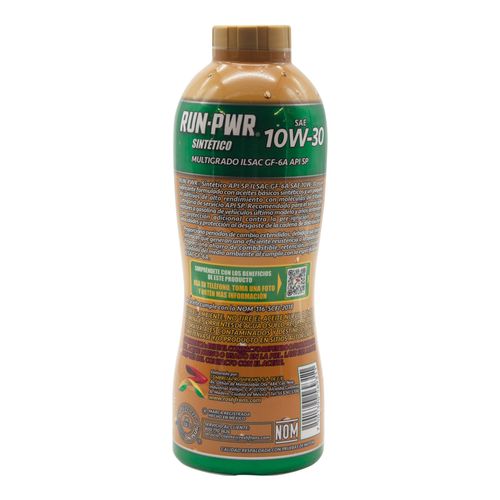 Aceite Lubricante Roshfrans 950ml Sae 10W-30
