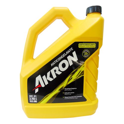 Anticongelante Akron Concentración 33% de 3.78L