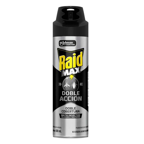 Insecticida Doble Acción Raid Aerosol 500ml