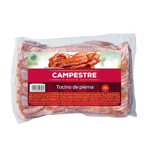 Tocino De Pierna Rebanado Campestre Kg