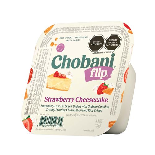 Yoghurt Chobani Batido Flip Strawberry Cheesecake 128g